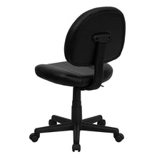 Load image into Gallery viewer, Mid-Back Black Swivel Ergonomic Task Office Chair with Back Depth Adjustment