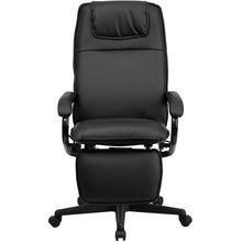 Load image into Gallery viewer, High Back Black Executive Reclining Ergonomic Swivel Office Chair with Arms