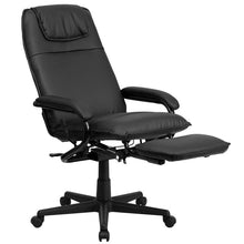 Load image into Gallery viewer, High Back Black Executive Reclining Ergonomic Swivel Office Chair with Arms