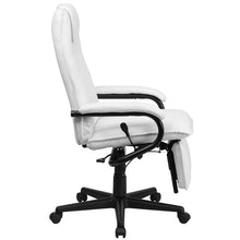 Load image into Gallery viewer, High Back White Executive Reclining Ergonomic Swivel Office Chair with Arms