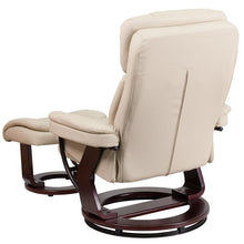 Load image into Gallery viewer, Recliner Chair with Ottoman | Beige Swivel Recliner Chair with Ottoman Footrest