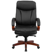 Load image into Gallery viewer, High Back Black Executive Office Chair with Synchro-Tilt Mechanism
