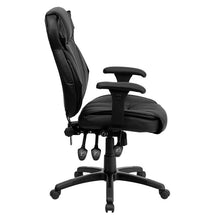 Load image into Gallery viewer, High Back Black Multifunction Executive Swivel Office Chair