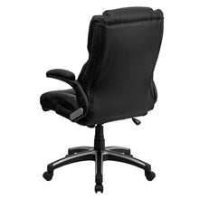 Load image into Gallery viewer, High Back Black Executive Swivel Office Chair with Double Layered Headrest