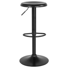 Load image into Gallery viewer, Adjustable Height Retro Barstool in Black Finish