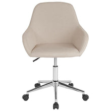 Load image into Gallery viewer, Home and Office Mid-Back Chair in Beige Fabric