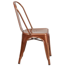 Load image into Gallery viewer, Commercial Grade Copper Metal Indoor-Outdoor Stackable Chair