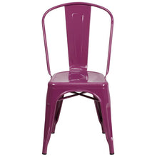 Load image into Gallery viewer, Commercial Grade Purple Metal Indoor-Outdoor Stackable Chair
