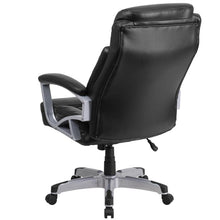 Load image into Gallery viewer, Big & Tall 500 lb. Rated Black Executive Swivel Ergonomic Office Chair with Arms