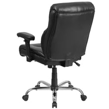 Load image into Gallery viewer, 400 lb. Rated Black Task Office Chair with Clean Line Stitching and Arms