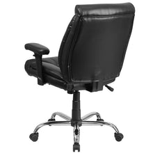Load image into Gallery viewer, 400 lb. Rated Black Deep Tufted Task Office Chair with Adjustable Arms