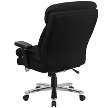 Load image into Gallery viewer, 24/7 Intensive Use 400 lb. Rated Black Fabric Executive Office Chair