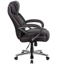 Load image into Gallery viewer, 500 lb. Rated Black Executive Swivel Office Chair with Extra Wide Seat