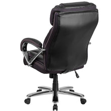 Load image into Gallery viewer, 500 lb. Rated Black Executive Swivel Office Chair with Extra Wide Seat