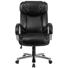 Load image into Gallery viewer, 500 lb. Rated Black Executive Swivel Office Chair with Extra Wide Seat