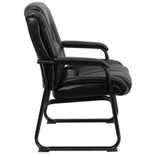 Load image into Gallery viewer, Reception Chairs | Black LeatherSoft Side Chairs for Reception and Office