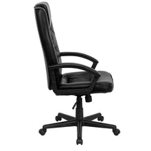 Load image into Gallery viewer, High Back Black LeatherSoft Executive Swivel Office Chair with Arms