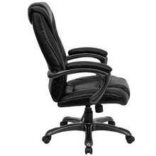 Load image into Gallery viewer, High Back Black Layered Upholstered Executive Swivel Office Chair