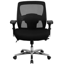 Load image into Gallery viewer, 500 lb. Rated Black Mesh Executive Office Chair with Ratchet Back