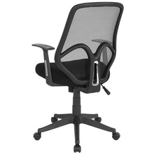 Load image into Gallery viewer, High Back Black Mesh Office Chair with Arms