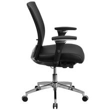 Load image into Gallery viewer, 300 lb. Rated Black Multifunction Office Chair with Seat Slider