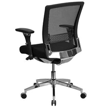 Load image into Gallery viewer, 300 lb. Rated Black Mesh Multifunction Office Chair with Seat Slider