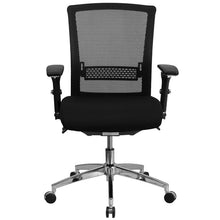 Load image into Gallery viewer, 300 lb. Rated Black Mesh Multifunction Office Chair with Seat Slider