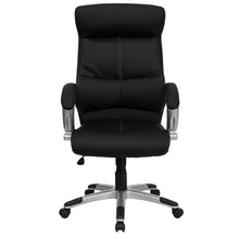 Load image into Gallery viewer, High Back Black Executive Swivel Office Chair with Headrest