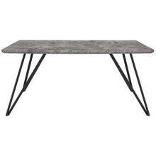 Load image into Gallery viewer, 31.5" x 63" Rectangular Dining Table in Faux Concrete Finish
