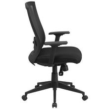 Load image into Gallery viewer, Mid-Back Black Mesh Executive Swivel Office Chair Angle Adjustment and Arms