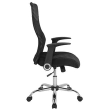 Load image into Gallery viewer, High Back Office Chair with Contemporary Mesh Design in Black and White