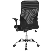 Load image into Gallery viewer, High Back Office Chair with Contemporary Mesh Design in Black and White