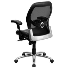 Load image into Gallery viewer, Mid-Back Black Super Mesh Executive Swivel Office Chair
