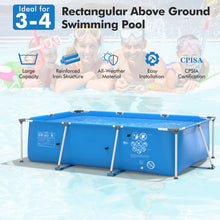 Load image into Gallery viewer, Above Ground Swimming Pool with Pool Cover-Blue