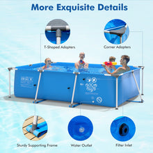 Load image into Gallery viewer, Above Ground Swimming Pool with Pool Cover-Blue
