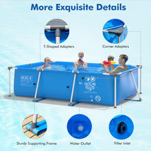 Load image into Gallery viewer, Above Ground Swimming Pool with Pool Cover-Blue