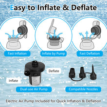 Load image into Gallery viewer, 6 People Inflatable Flamingo Floating Island with 6 Cup Holders for Pool and River