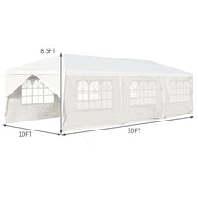 Load image into Gallery viewer, 10' x 30' Outdoor Canopy Tent with Side walls