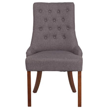 Load image into Gallery viewer, Paddington Gray Fabric Tufted Chair