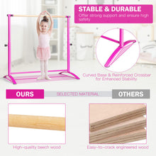 Load image into Gallery viewer, 51 Inch Ballet Barre Bar with 4-Position Adjustable Height-Pink