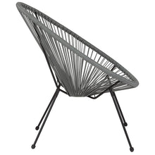 Load image into Gallery viewer, Oval Comfort Take Ten Grey Papasan Lounge Chair