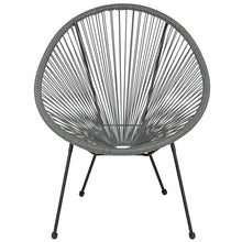 Load image into Gallery viewer, Oval Comfort Take Ten Grey Papasan Lounge Chair