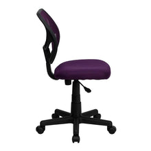 Load image into Gallery viewer, Low Back Purple Mesh Swivel Task Office Chair