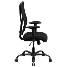 Load image into Gallery viewer, 400 lb. Rated Black Mesh Executive Swivel Office Chair with Adjustable Arms
