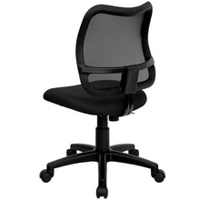 Load image into Gallery viewer, Mid-Back Black Mesh Swivel Task Office Chair