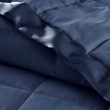 Load image into Gallery viewer, Madison Park Windom 100% Polyester 3M Scotchgard Microfiber Down Alternative Blanket - King - Navy MP51-6700 By Olliix