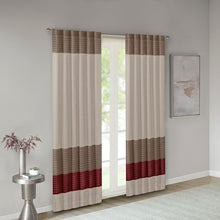 Load image into Gallery viewer, Madison Park Polyoni Pintuck Window Curtain -84" Panel MP40-2224 By Olliix
