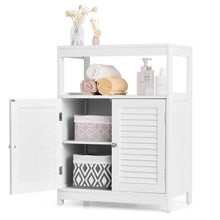 Load image into Gallery viewer, Free Standing Bathroom Floor Cabinet with Double Shutter Doors