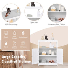 Load image into Gallery viewer, Free Standing Bathroom Floor Cabinet with Double Shutter Doors