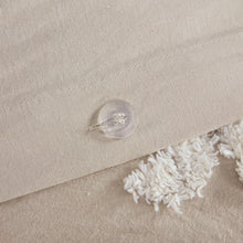 Load image into Gallery viewer, Viola 3 Piece Tufted Cotton Chenille Damask Duvet Cover Set - Full/Queen MP12-7104 By Olliix